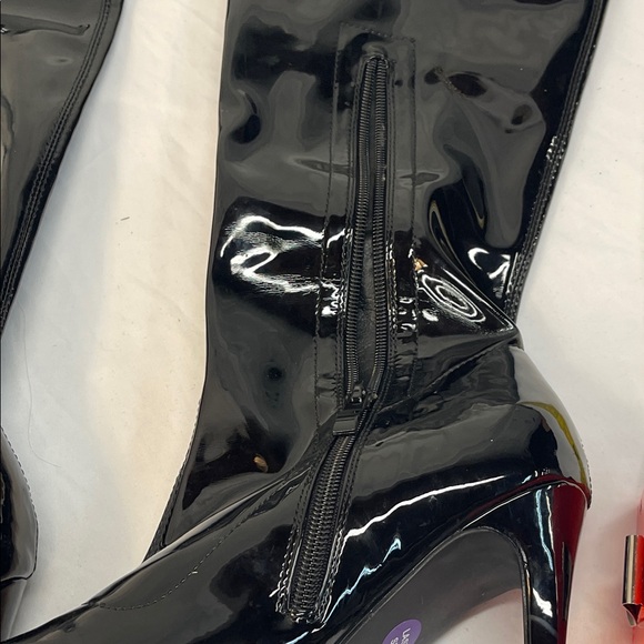 Elegant Black Over the Knee Boots size 9 - Picture 8 of 12